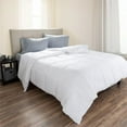 thumbnail image 1 of Lavish Home 64-11-T 66 x 86 in. Twin Size Ultra-Soft Goose Down Alternative Comforter, White, 1 of 4