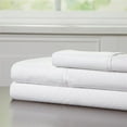 thumbnail image 1 of Lavish Home 66-90-T-W Hypoallergenic Bed Linens with Deep Pocket Fitted Sheet & Embossed Design Brushed Microfiber Sheets Set, White - 3 Piece, 1 of 2