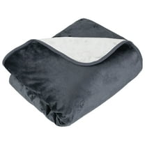 Lavish Home 80x80 Waterproof Blanket for Kids, Pets, and Outdoors (Gray)