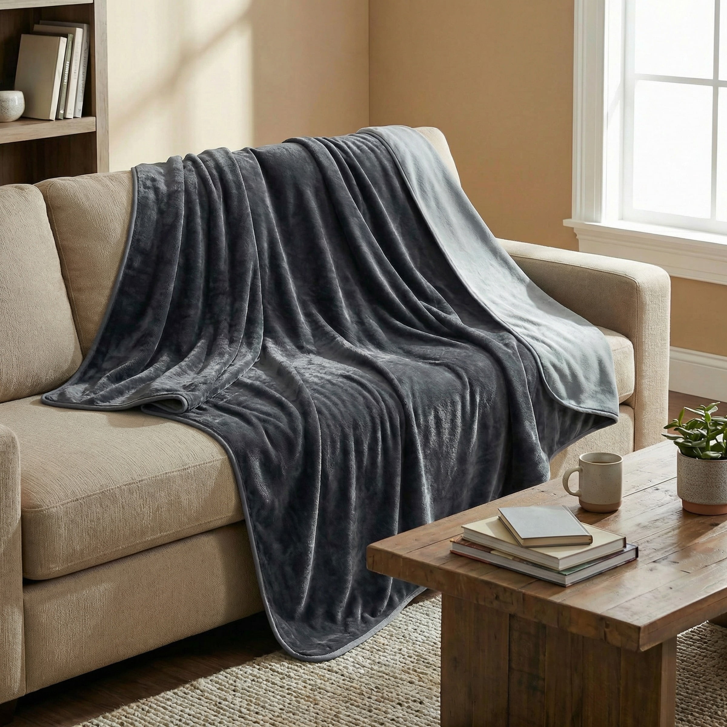 Lavish Home 80x80 Waterproof Blanket for Kids, Pets, and Outdoors