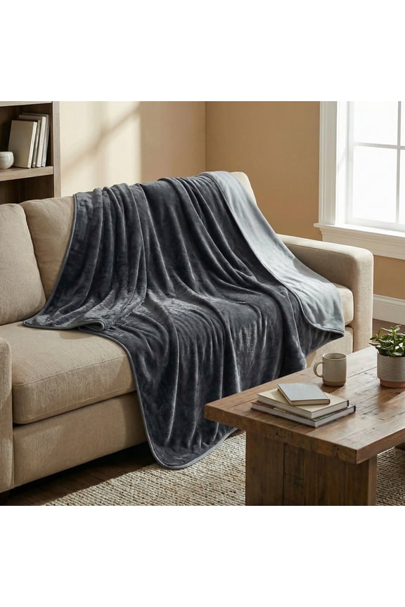 80x80 Waterproof Blanket for Kids, Pets, and Outdoors (Gray)