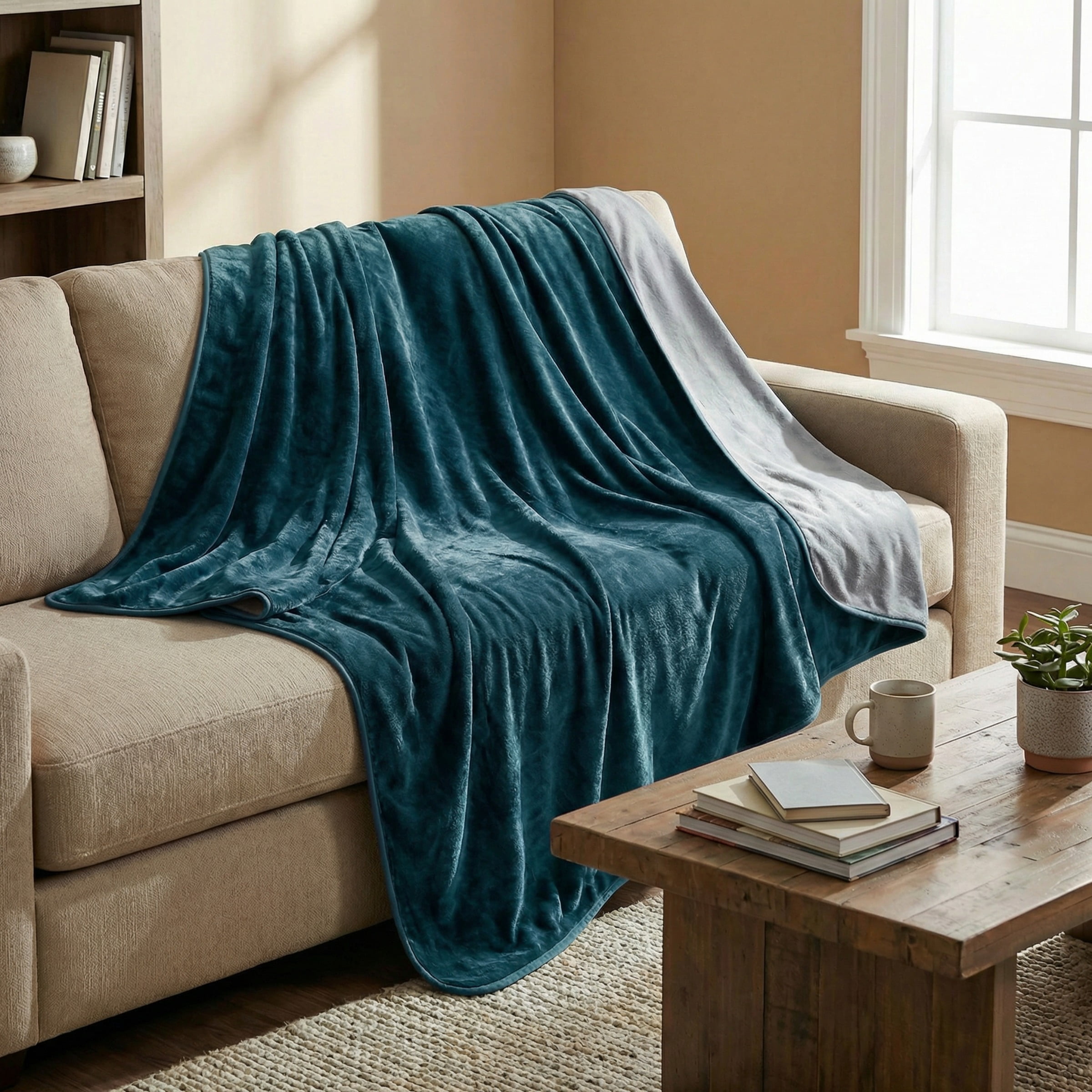 Lavish Home 80x80 Waterproof Blanket for Kids, Pets, and Outdoors