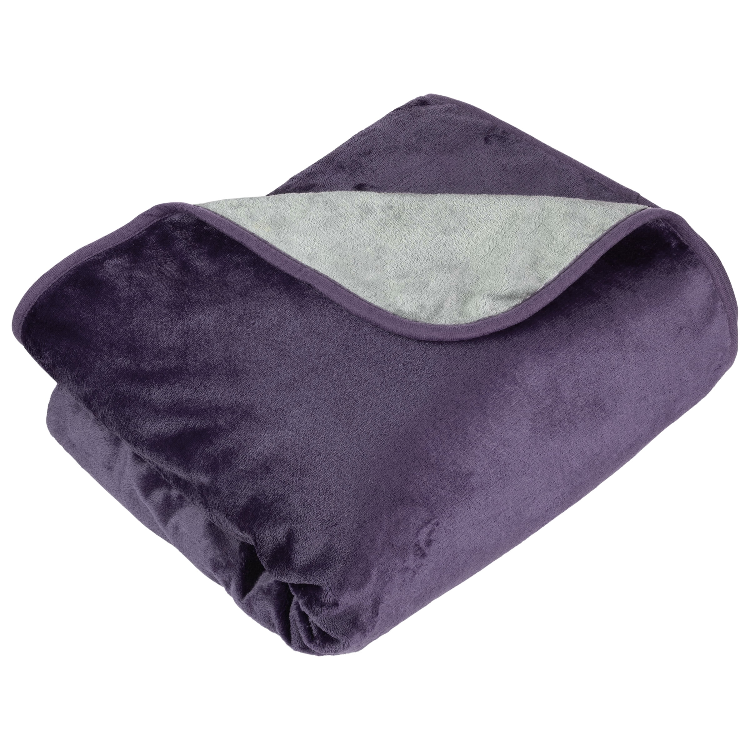 Lavish Home 80x80 King Size Waterproof Throw Blanket for Kids, Pets, and Outdoors (Purple)
