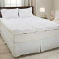 thumbnail image 1 of Lavish Home Bluestone Down & Duck Feather 4" Gusset Mattress Topper - Full, 1 of 3