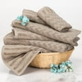 thumbnail image 1 of Lavish Home Chevron Egyptian Cotton 6 Piece Towel Set, 1 of 5