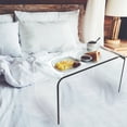 thumbnail image 1 of Lavish Home Acrylic Side Table, Multipurpose C Shaped End Table, Laptop Lap Desk, Modern Acrylic Furniture for Living Room, Bedroom and Office, 1 of 8