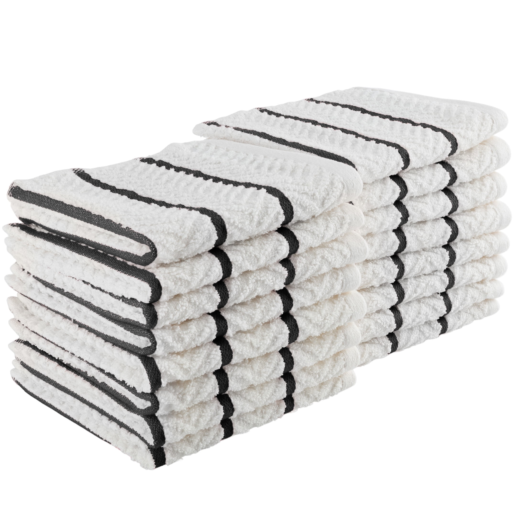 Lavish Home Dish Cloths 16-Pack - 12x12 Dish Cloths for Washing Dishes
