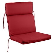 Lavish Home High-Back Patio Chair Cushion, 3" Thick, UV & Mildew Resistant for Adirondack, Rocking Chairs, Red