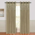 thumbnail image 1 of Lavish Home Karla Laser-Cut Grommet Curtain Panel, 1 of 2