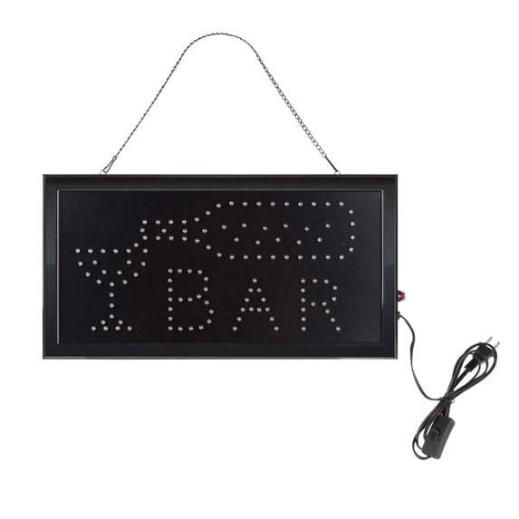 Lavish Home LED Bar Sign Decor for Homes and Businesses (Red, Blue, Yellow)