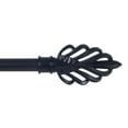 thumbnail image 1 of Lavish Home Leaf Curtain Rod.75 inch - Rubbed Bronze, 1 of 2