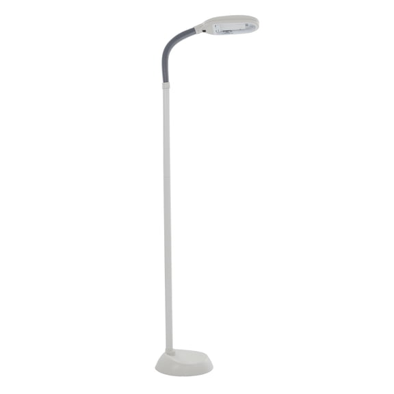 Lavish Home 60-inch Natural Sunlight Floor Lamp with Bendable Neck (Beige)