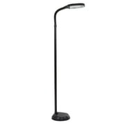 Lavish Home 63-inch Natural Sunlight Floor Lamp with Bendable Neck (Black)