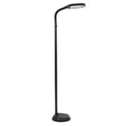 Lavish Home Natural Sunlight Floor Lamp with Bendable Neck 60 Inch Black