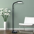 thumbnail image 1 of Lavish Home Natural Sunlight LED Floor Lamp with Bendable Neck 60 Inch (Black), 1 of 12