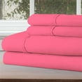 thumbnail image 1 of Lavish Home 66-MF75S-TXL-PIN Series 1200 Twin Extra Large Size Sheet Set, Pink - 3 Piece, 1 of 2