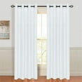 thumbnail image 1 of Lavish Home Sonya Grommet Curtain Panel 95 in. - White, 1 of 1