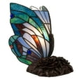 thumbnail image 1 of Lavish Home Tiffany Stained-Glass Butterfly Lamp with LED Bulb Included, 1 of 8