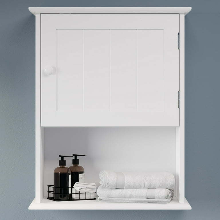 White storage 2025 wall cabinet