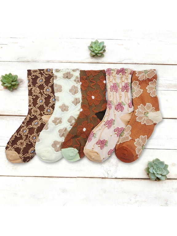 Lavish Lavender Argyle Socks Elegant Frill & Jeweled Detail for all seasons