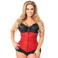 thumbnail image 1 of Underbust Corset W/zip Up Front Red 4x, 1 of 4
