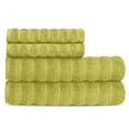 thumbnail image 1 of Lavish Touch 2 ply Long Staple Cotton Turkish Weave Towel set of 2 bath and 2 hand towels Green, 1 of 8