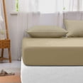 thumbnail image 1 of Lavish Touch Cotton TriBlend 1250 TC Fitted Sheet Full Taupe, 1 of 4