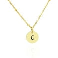 thumbnail image 1 of Lavishe 14K Gold Plated 925 Sterling Silver Initial Pendant Letter C, 1 of 1