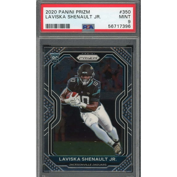 Laviska Shenault Jr 2020 Panini Prizm Football Rookie Card #350 Graded PSA 9
