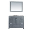 thumbnail image 1 of Laviva 313ANG-42G-MW Wilson 42" Grey Vanity with Matte White VIVA Stone Solid Surface Top, 1 of 2