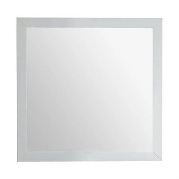 Laviva 313FF-3030SW 0.79 x 30 x 30 in. Sterling Framed Square Soft White Mirror
