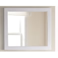 thumbnail image 1 of Laviva 313FF-3630W 36 in. Sterling Framed Rectangular Mirror, White, 1 of 2