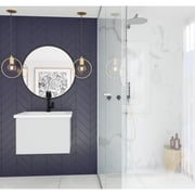 Laviva 313VTR-24CW-MW 24" Cloud White Vanity with VIVA Stone Solid Surface Top