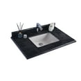 thumbnail image 1 of Forever 36" Single Hole Black Wood Marble Countertop with Rectangular Ceramic Sink, 1 of 2
