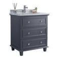 thumbnail image 1 of Laviva Luna 30" Wood Cabinet with Stripes Marble Countertop in Maple Gray/White, 1 of 10