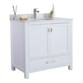 thumbnail image 1 of Laviva Wilson 36" Wood Cabinet with Quartz Countertop in White, 1 of 8