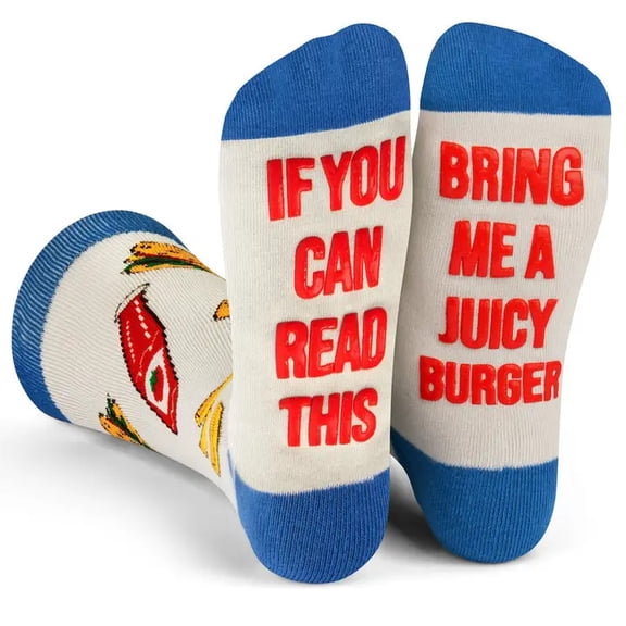 Lavley Bring Me A Burger Socks