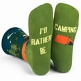 thumbnail image 1 of Lavley Novelty Golf Socks - Funny Golf Gifts Stocking Stuffers for Men and Women One Size Camping, 1 of 9