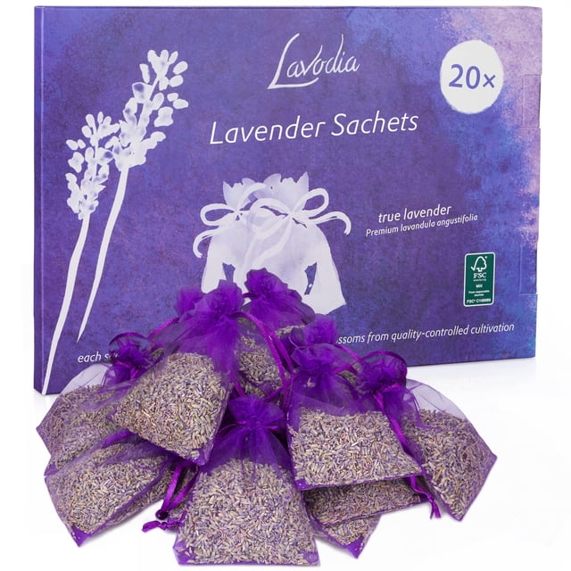 Set Of 11 Lavender Sachets – White Organza Bags – Ellasown USA