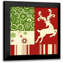 Lavoie, Tina 12x12 Black Modern Framed Museum Art Print Titled - Beautiful Christmas II