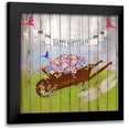 thumbnail image 1 of Lavoie, Tina 12x12 Black Modern Framed Museum Art Print Titled - Country Birthday Wishes, 1 of 5