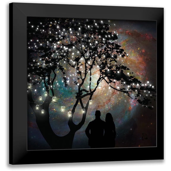 Lavoie, Tina 12x12 Black Modern Framed Museum Art Print Titled - Date Night