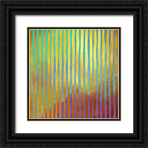 Lavoie, Tina 12x12 Black Ornate Wood Framed with Double Matting Museum Art Print Titled - Bohemian Gold