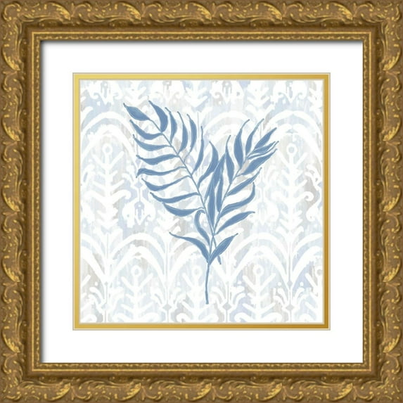 Lavoie, Tina 12x12 Gold Ornate Wood Framed with Double Matting Museum Art Print Titled - Boho Palms
