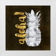 thumbnail image 1 of Lavoie, Tina 12x12 White Modern Wood Framed Museum Art Print Titled - Aloha Silver And Gold I, 1 of 4