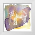thumbnail image 1 of Lavoie, Tina 12x12 White Modern Wood Framed Museum Art Print Titled - Color Spot Safari Animals elephant, 1 of 4