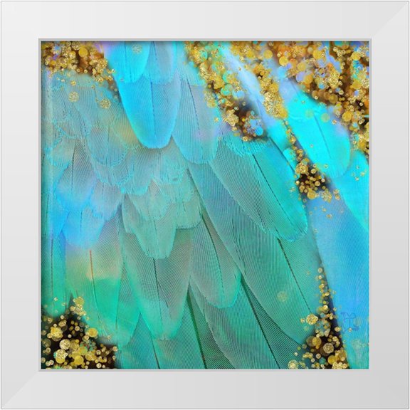 Lavoie, Tina 12x12 White Modern Wood Framed Museum Art Print Titled - Mid-Summer Magik Twee