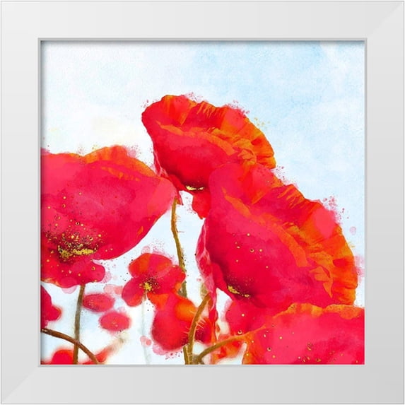 Lavoie, Tina 12x12 White Modern Wood Framed Museum Art Print Titled - Morpheus Garden