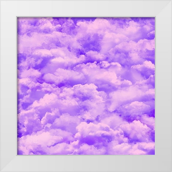Lavoie, Tina 12x12 White Modern Wood Framed Museum Art Print Titled - Purple Sky