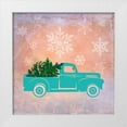 thumbnail image 1 of Lavoie, Tina 12x12 White Modern Wood Framed Museum Art Print Titled - Teal Christmas Truck, 1 of 4